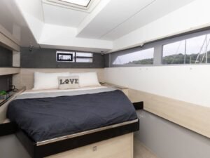 cabina popa catamaran Leopard 50 San Blas habitacion privada confort Caribe