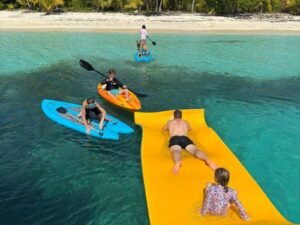juegos acuaticos San Blas Panama paddle kayak catamaran actividades Caribe