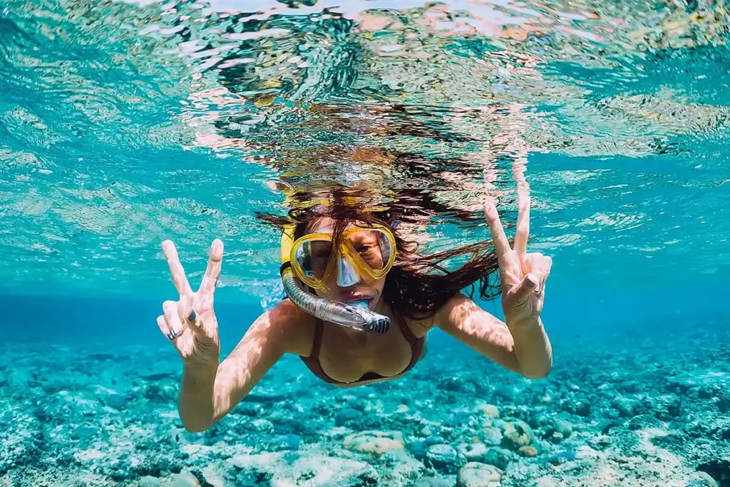 Pasadia en san blas, snorkel en arrecifes